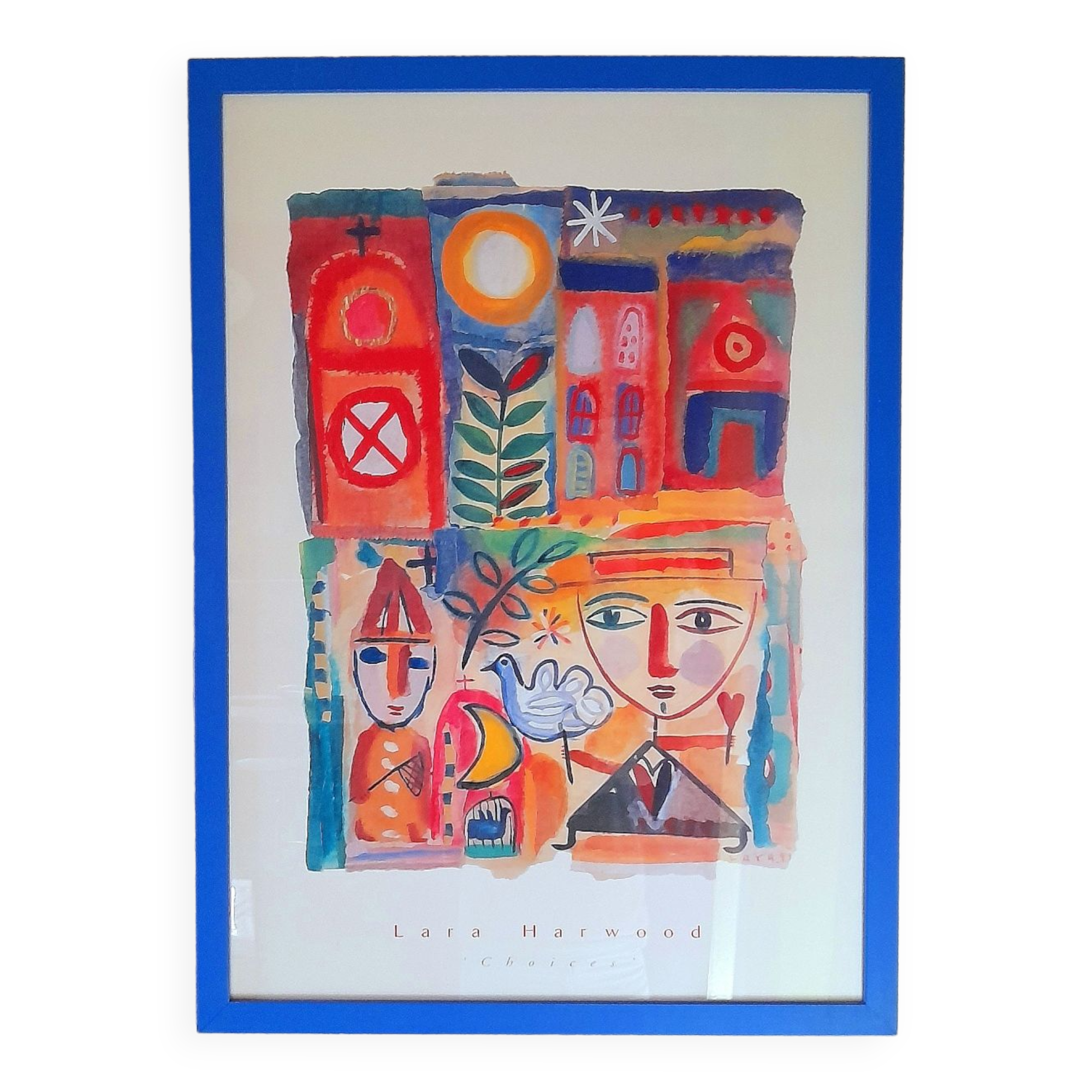 Lara Harwood Choices framed poster