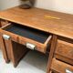 Old restored oak desk