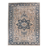 Grand tapis persan ancien bleu marine, 293 x 391 cm