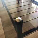 Vintage coffee table smoked glass