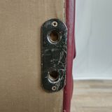 Canapé d'angle modulable Socrates en cuir bordeaux par Poltrona Frau, 1970