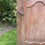 Paire de portes d'armoire ancienne à restaurer