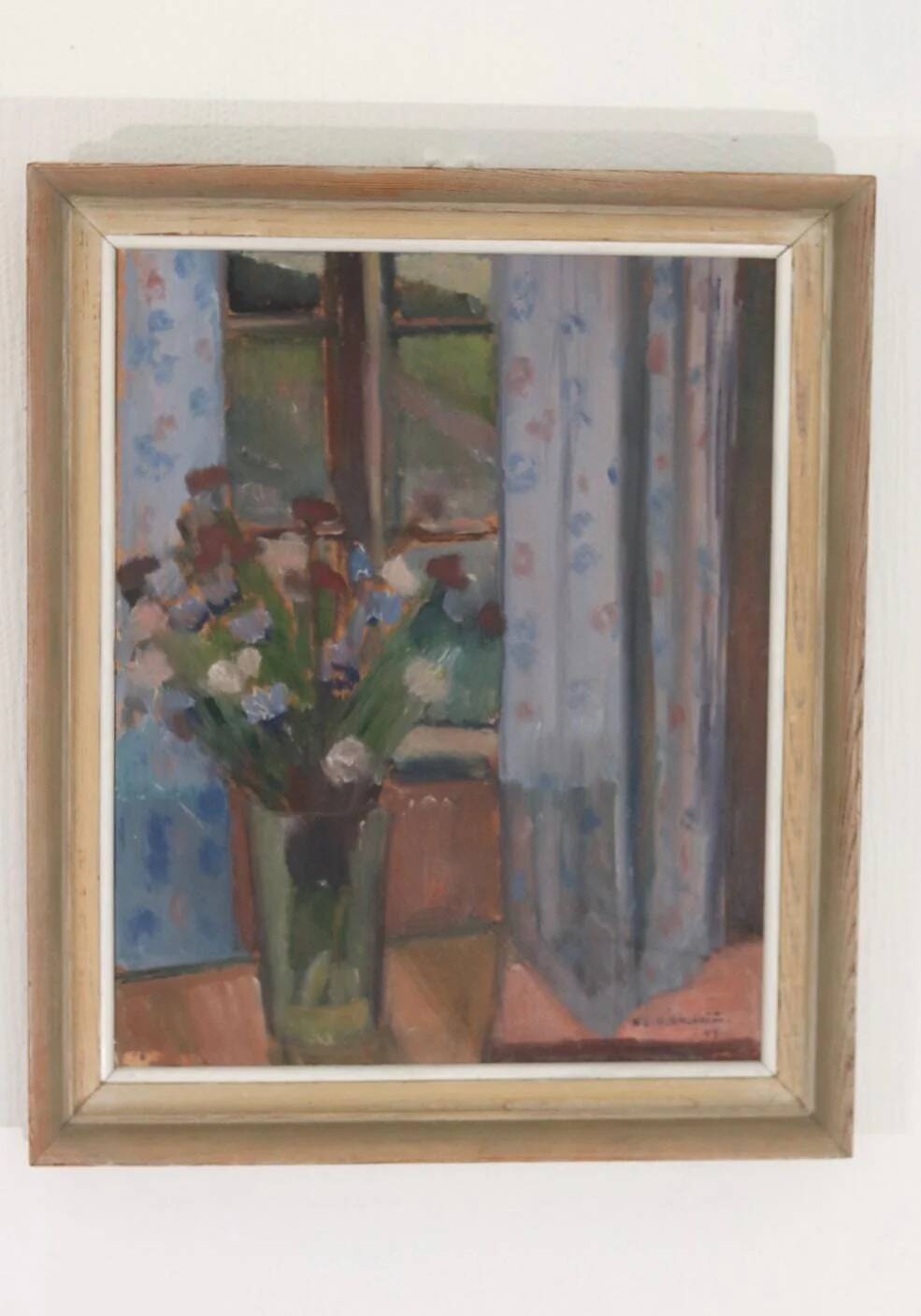 Original Swedish Oil on Panel – “Muted Scene” by Karl Erik Billeström