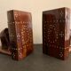 Pair of greenhouses books elephants in teak, 1970