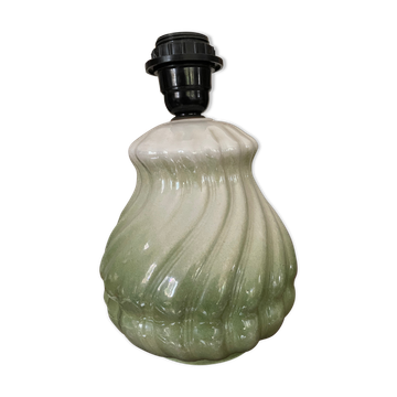 Pied de lampe en céramique italienne vintage