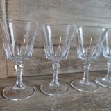 Set of 6 Arques crystal liqueur glasses