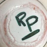 Pan caquelon ceramic Vallauris signed RP Robert Picault vintage year 70