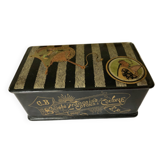 Boiled Cardboard Box Napoleon III French Sewing Cotton Company