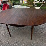 Scandinavian extendable table in rosewood from the 1960s, butterfly extension.
