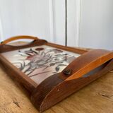 Grand Plateau art déco signé Florel
