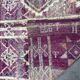 Moroccan carpet boujad purple - 214 x 350 cm