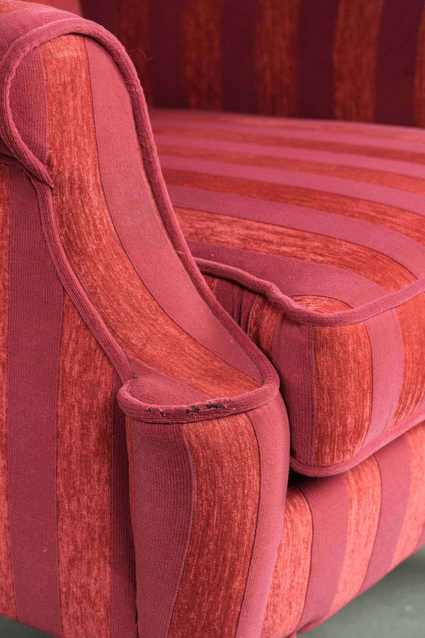 Antique wingback armchair from the late 19th/early 20th century