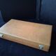 Coffret de 12 couteaux de table vintage  inox et bakélite brune