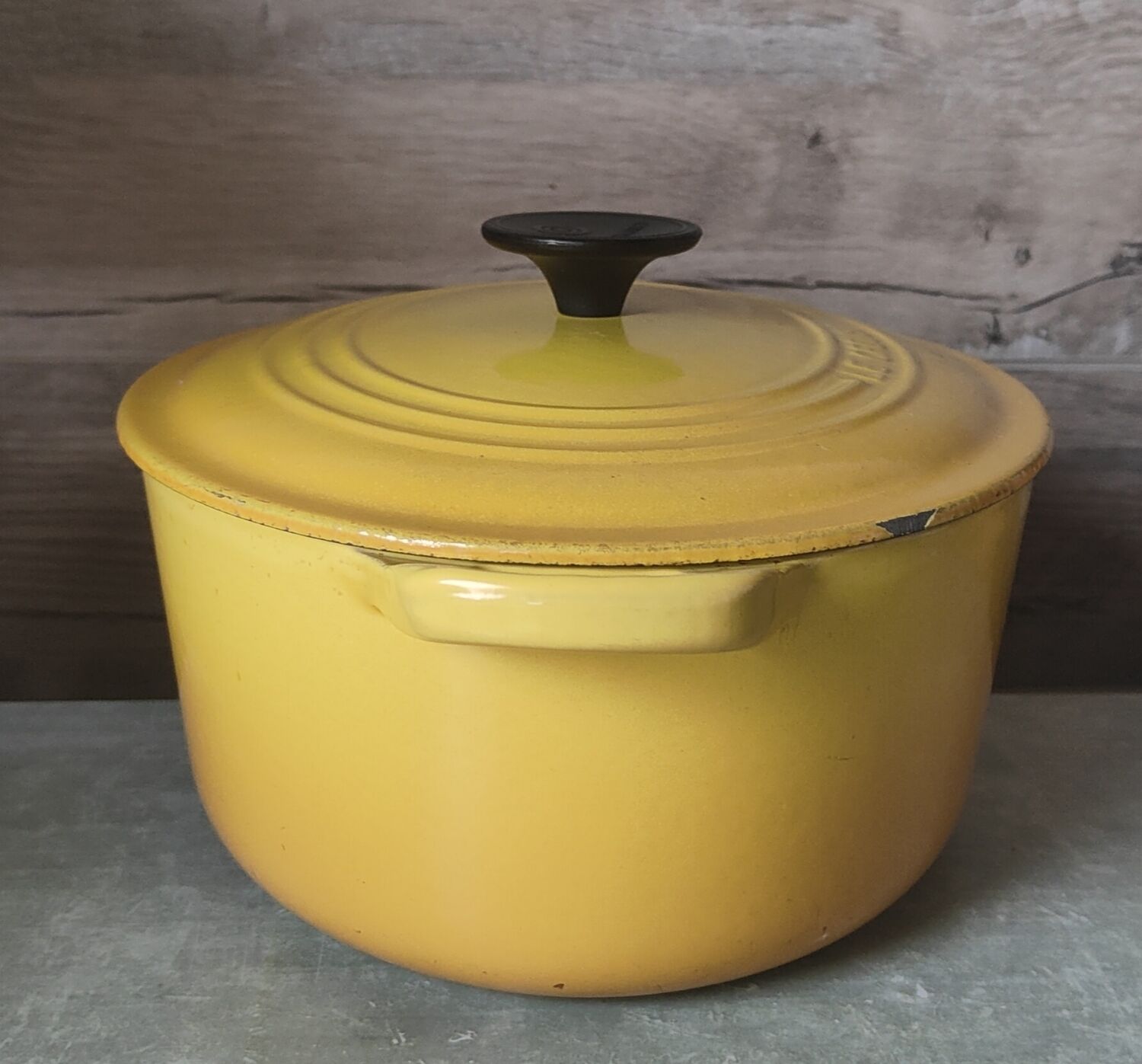 Le Creuset Yellow Oval Casserole
