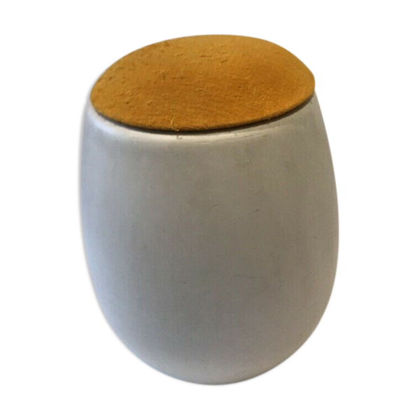 Tabouret coffre plastic vintage modele oeuf de allibert ancien 1960 70 — Beyit