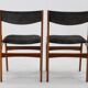 1960s Pair of Danish Teak Dining Chairs, Restored