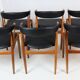 6 chaises scandinave en teck d'Andersen 1960