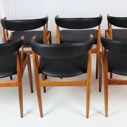 6 chaises scandinave en teck d'Andersen 1960