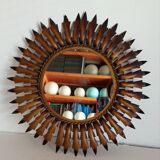 Metal sun mirror, 44 cm
