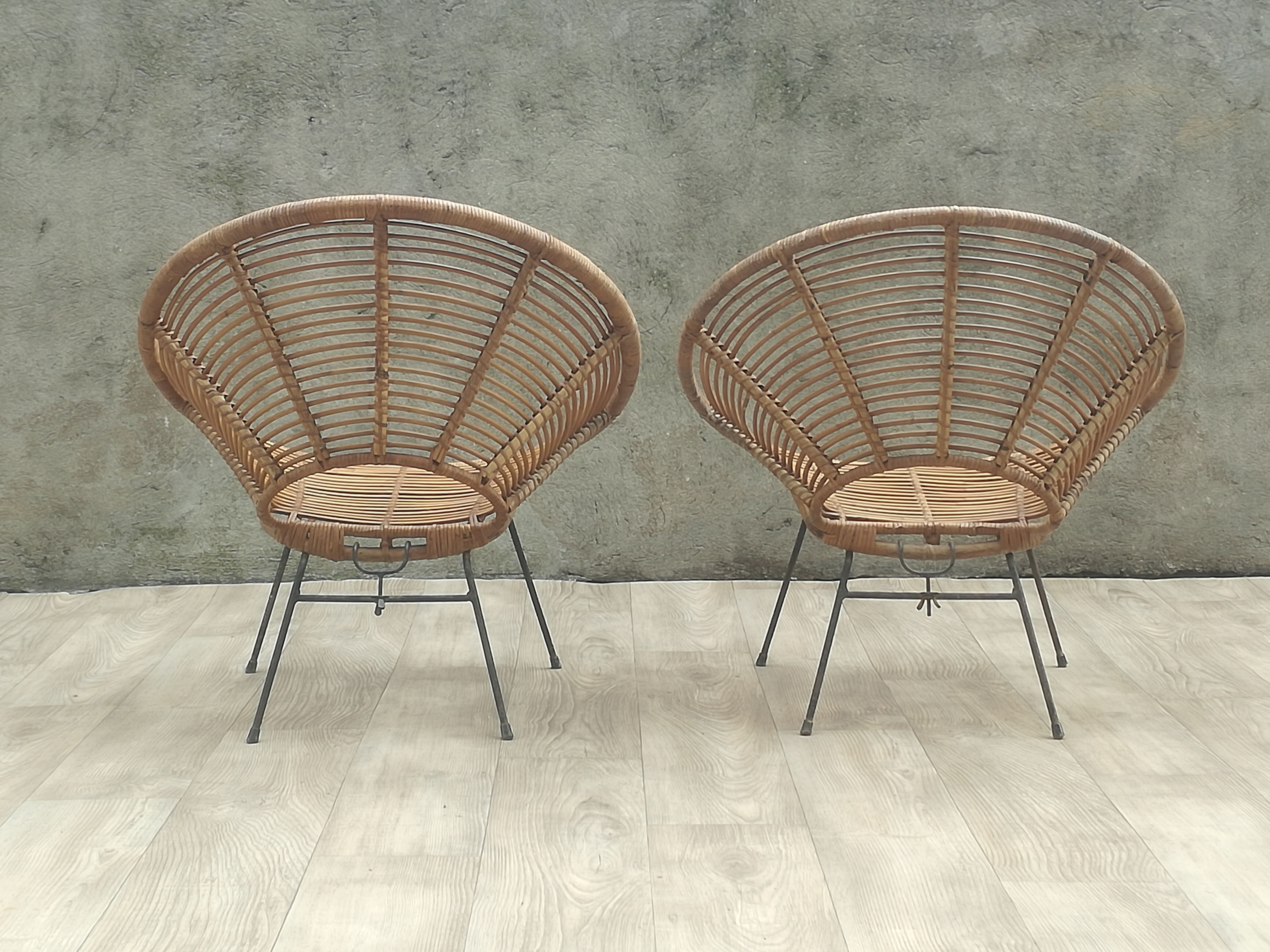 Pair of armchairs in the 1950