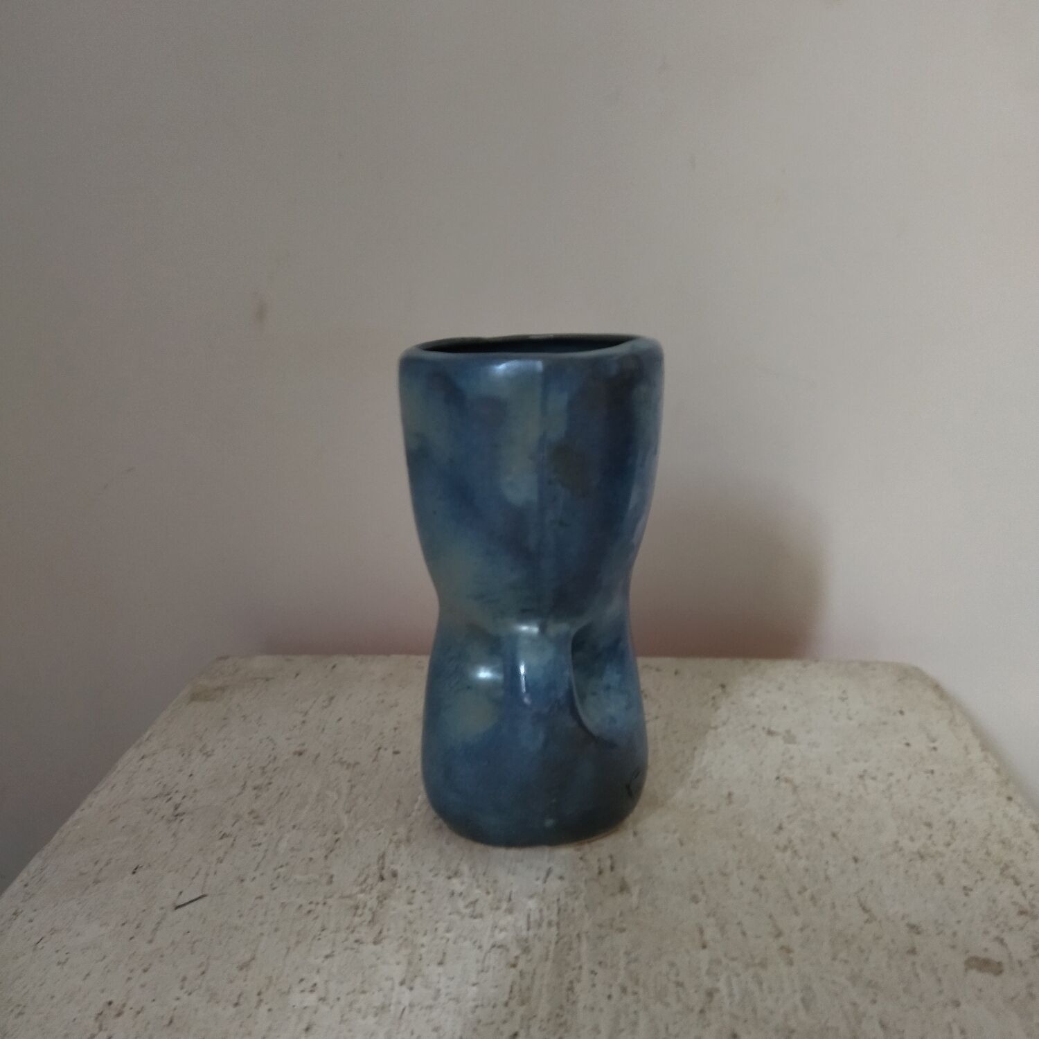 Vallauris ceramic vase 60s