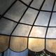 70s mother-of-pearl and brass pendant light