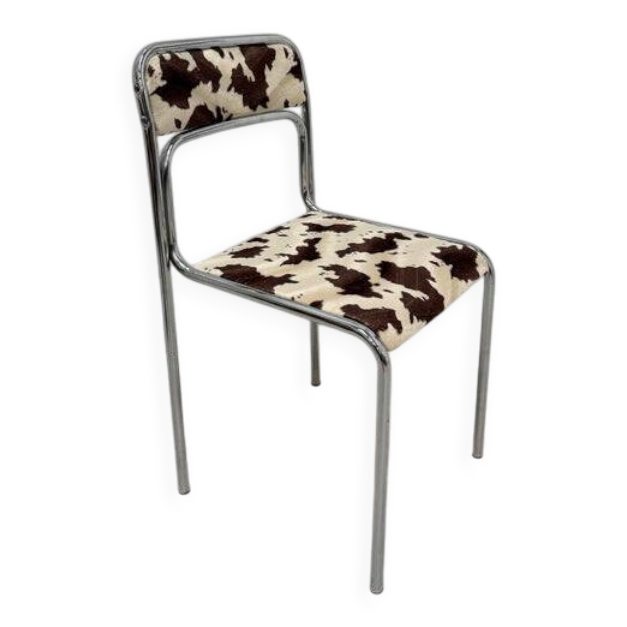 70s cow print chair