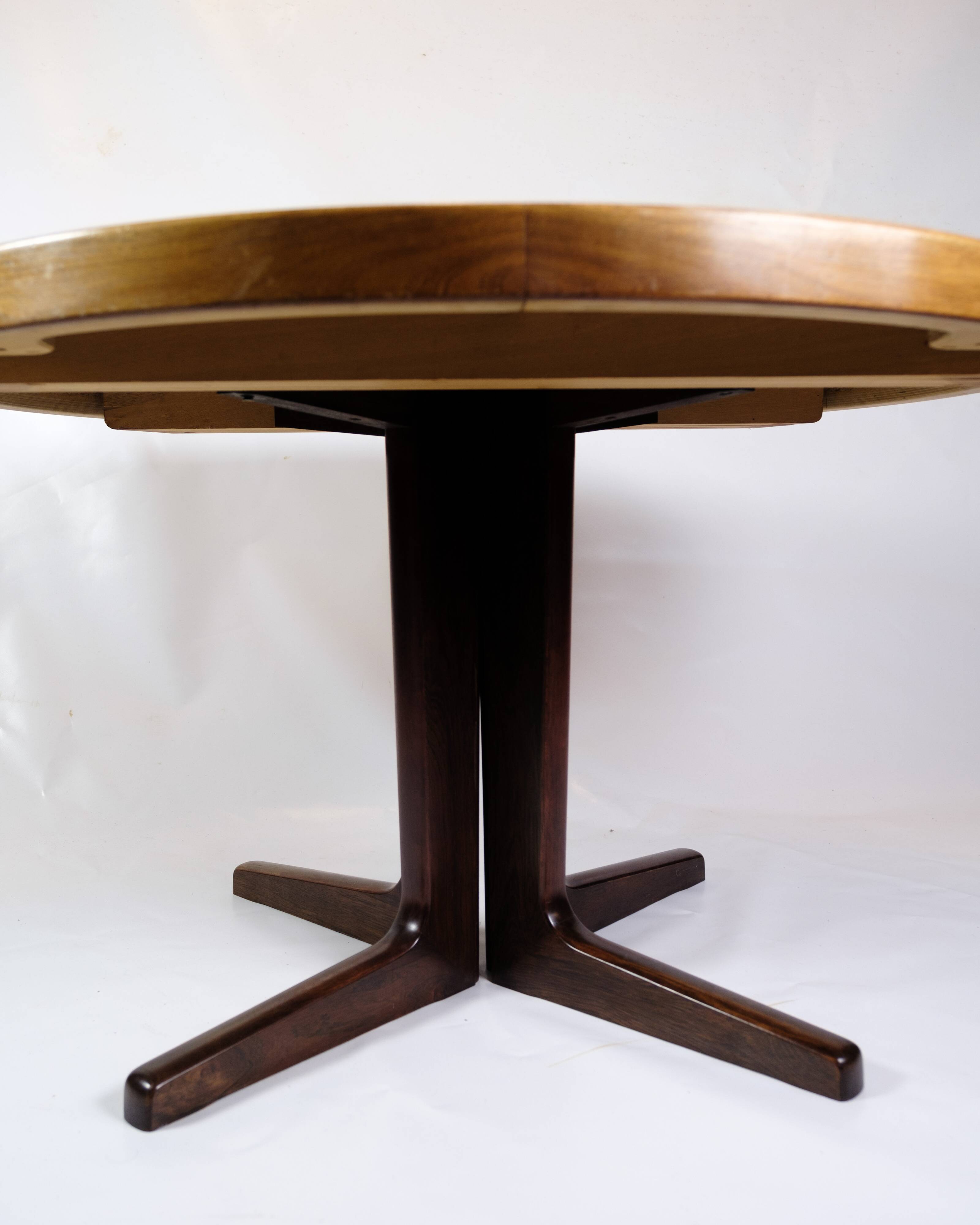 Round Dining Table Made In Rosewood By Skovby Møbelfabrik From 1960s