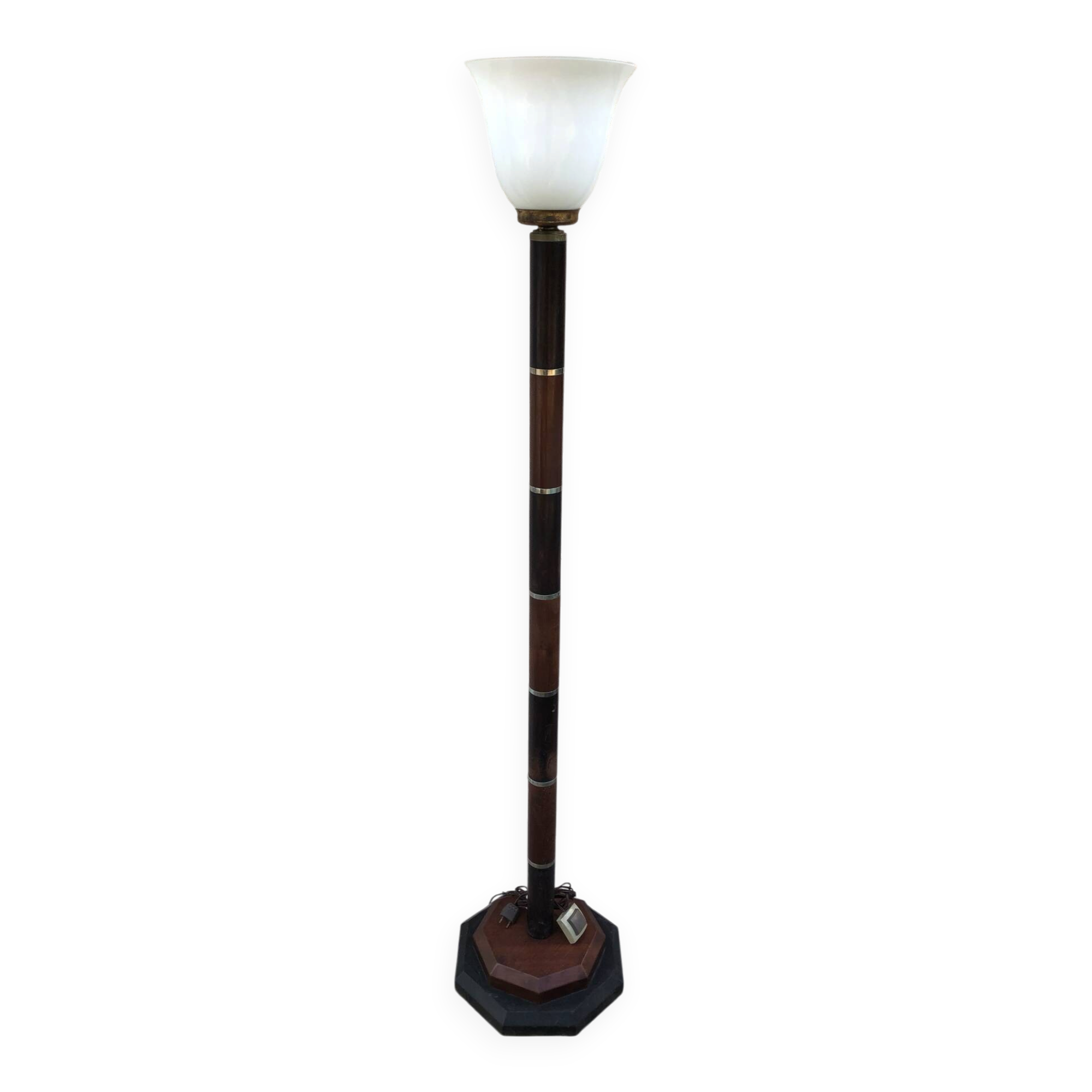 Art Deco modernist tulip floor lamp Mazda
