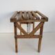 Siège pliant ancien en bois