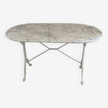 Bistro table with marble top