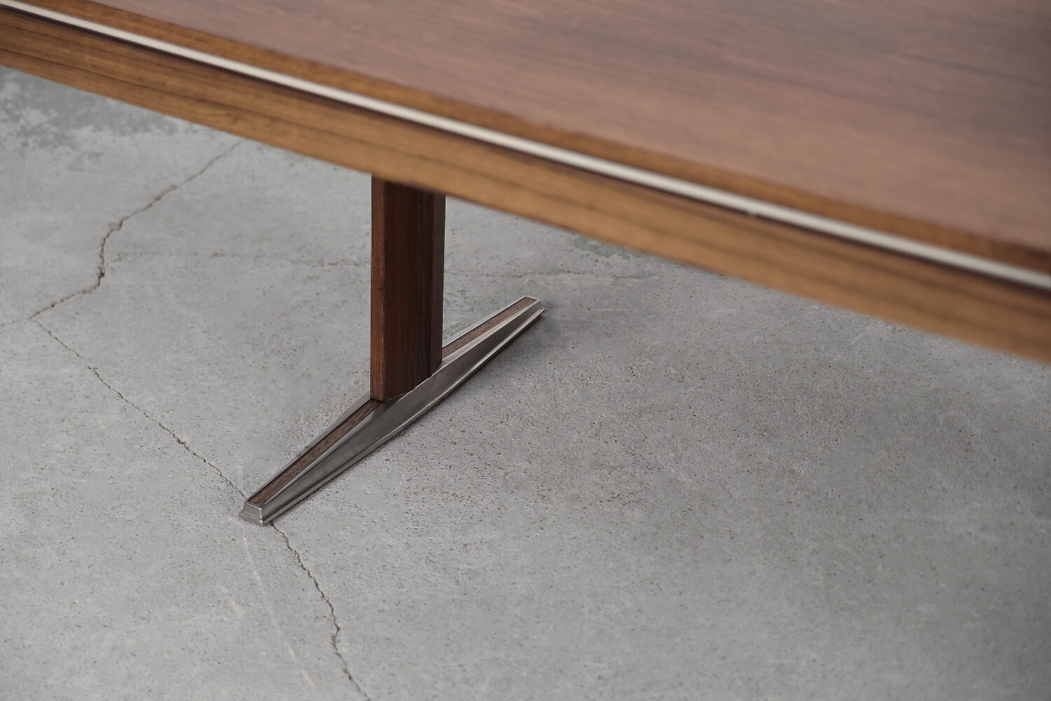German rosewood adjustable table from e.m.ü, 1960s