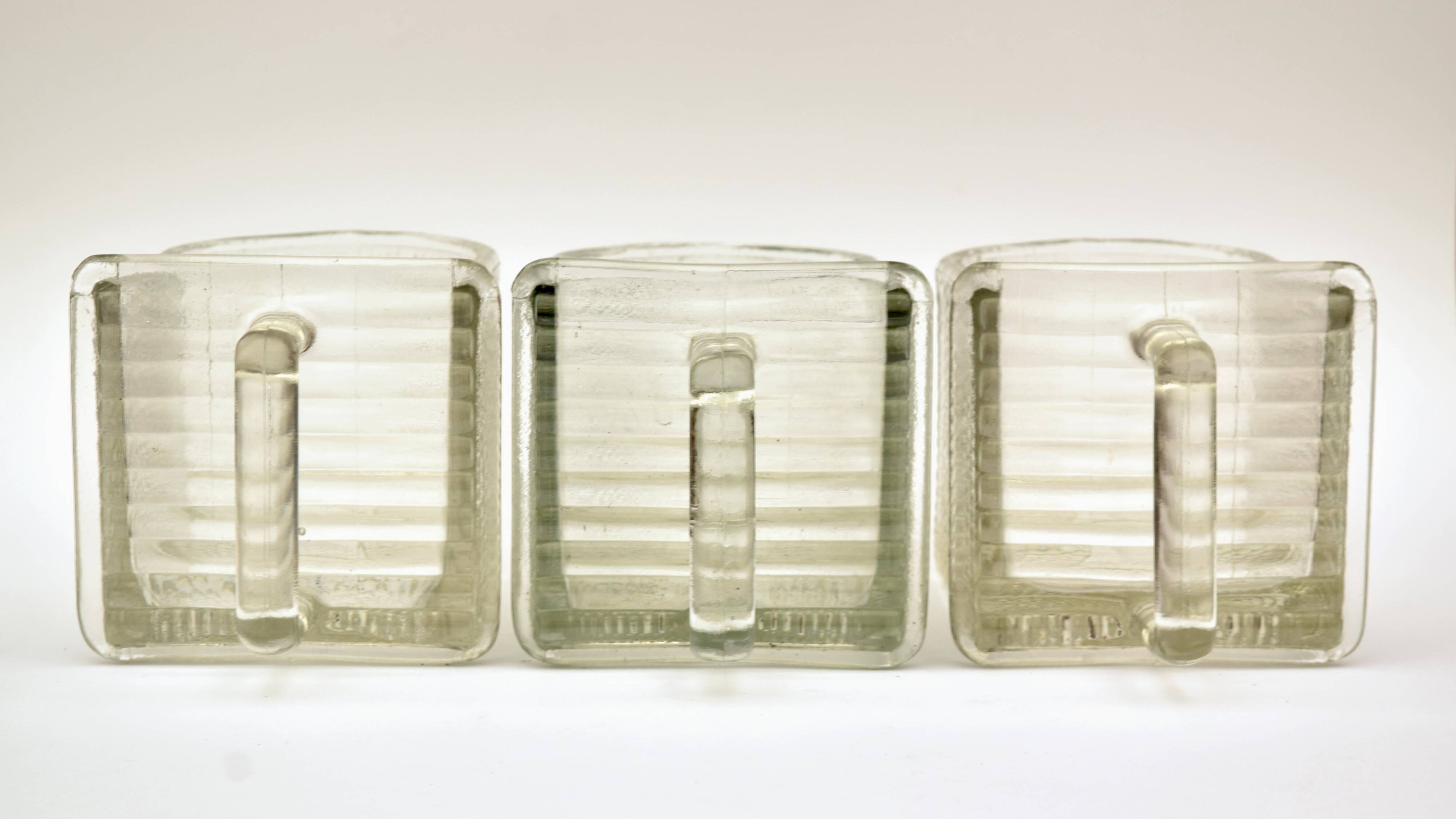 3 old drawers for molded glass kitchen shelves