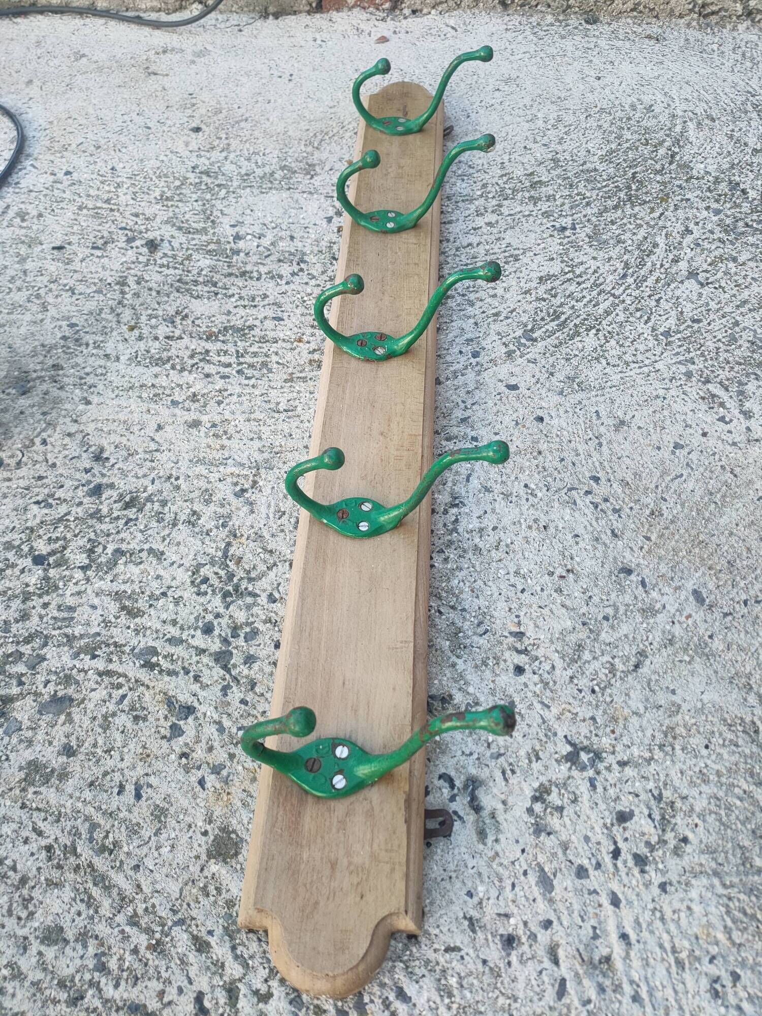 Portemanteau ancien 5 patères
