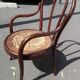 Child wooden armchair curve