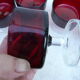 Service of 6 luminarc rubies 70s cups
