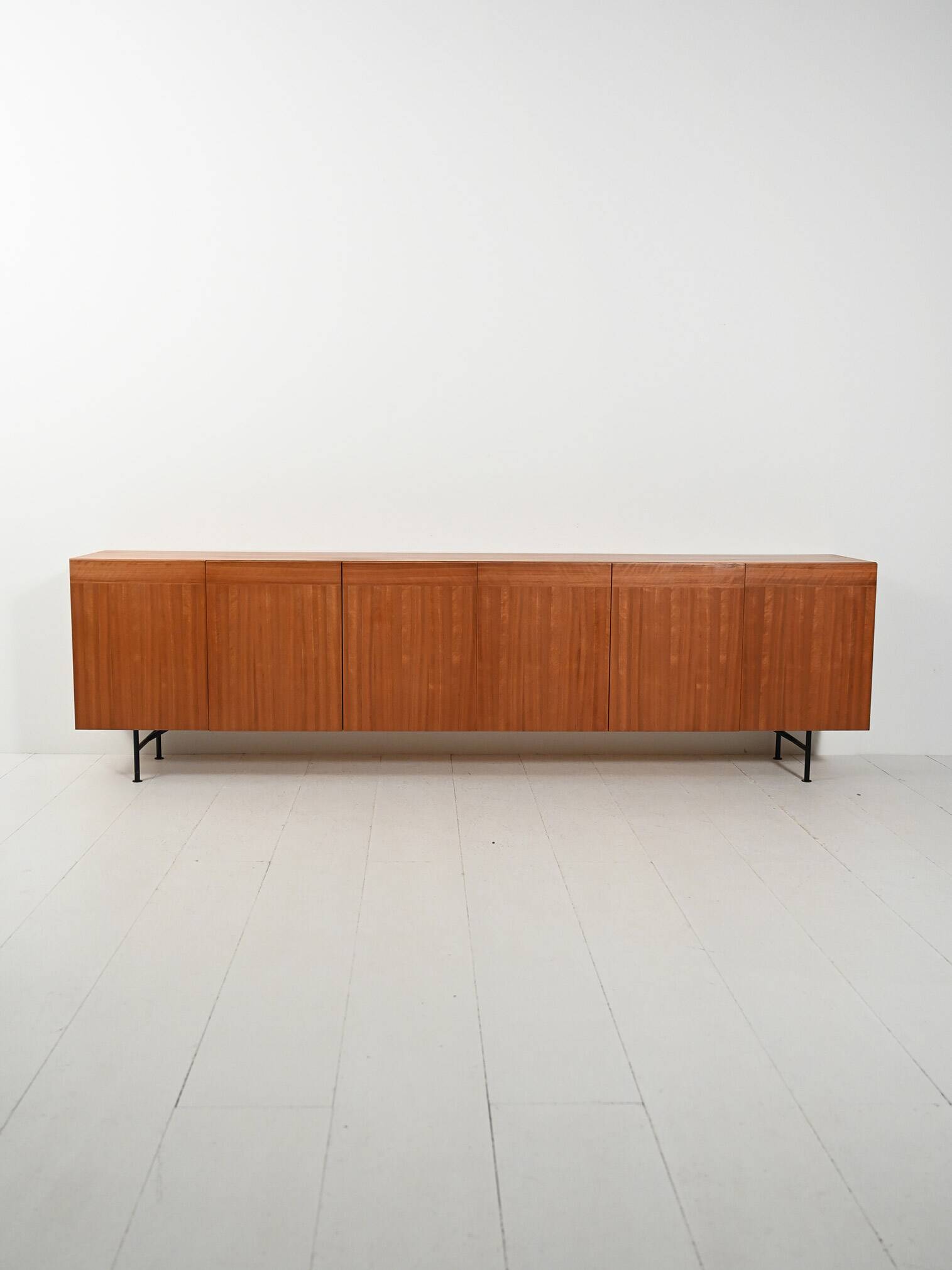 Sideboard in teak with six doors attributed to Nils Jonsson