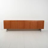 Sideboard in teak with six doors attributed to Nils Jonsson