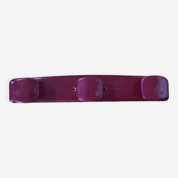 Syla 70 burgundy plastic coat rack