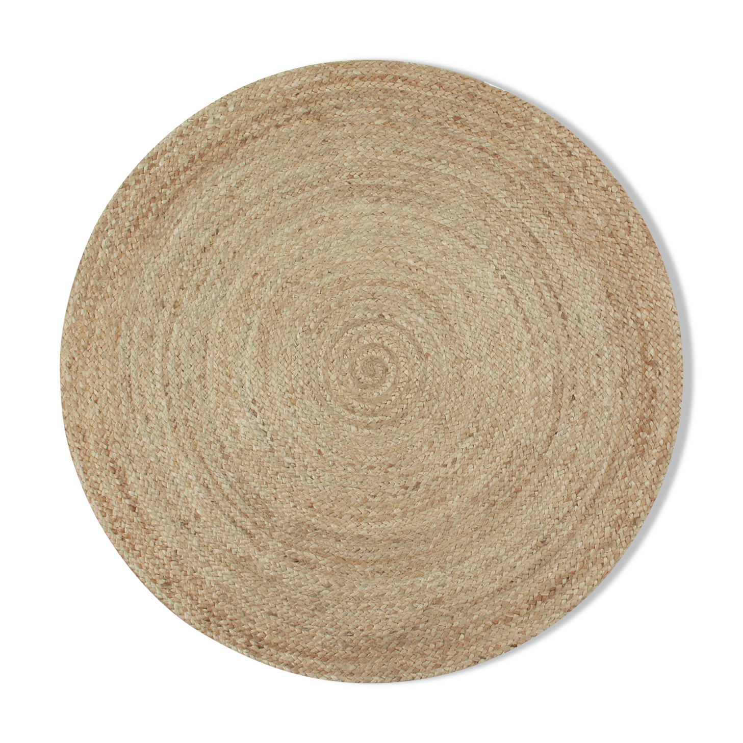 Round jute rug 160 cm