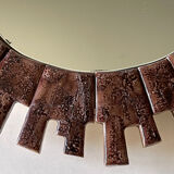 Vintage ceramic mirror