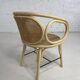 Fauteuil en rotin et cannage
