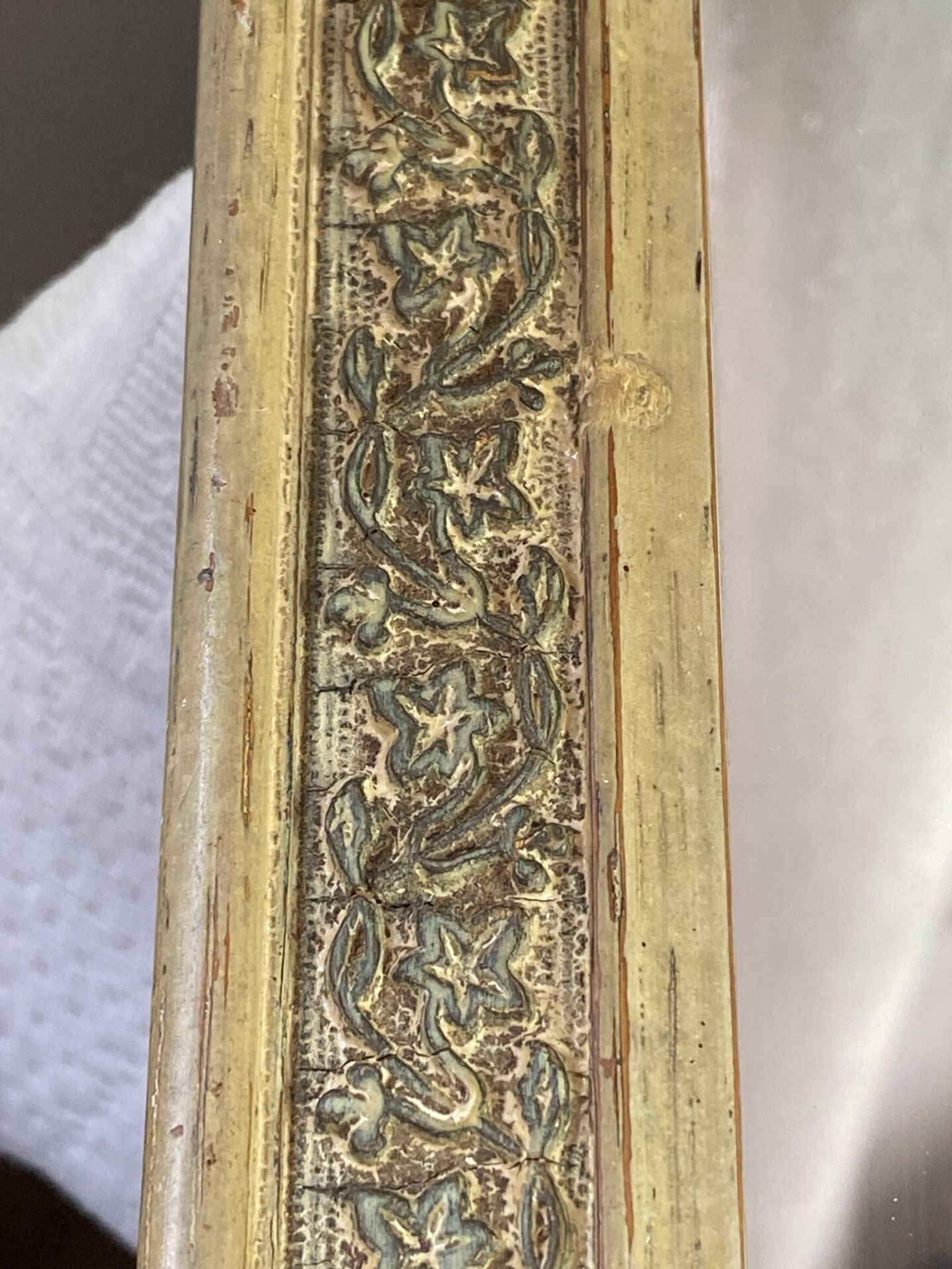 Miroir en bois et stuc, Napoléon  III 