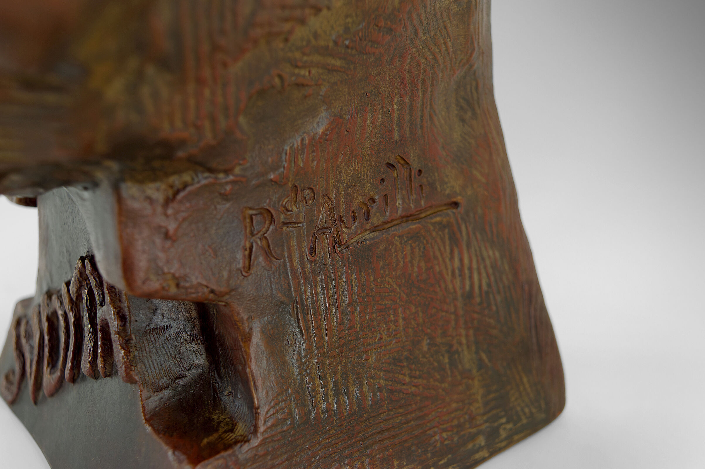 Terracotta bust of Judith by Ricardo Aurilli, circa 1900-1910