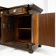 Large buffet with 4 doors in oak and mahogany - early 20th century
