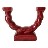 Longchamp double ceramic candle holder