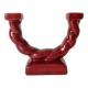 Longchamp double ceramic candle holder