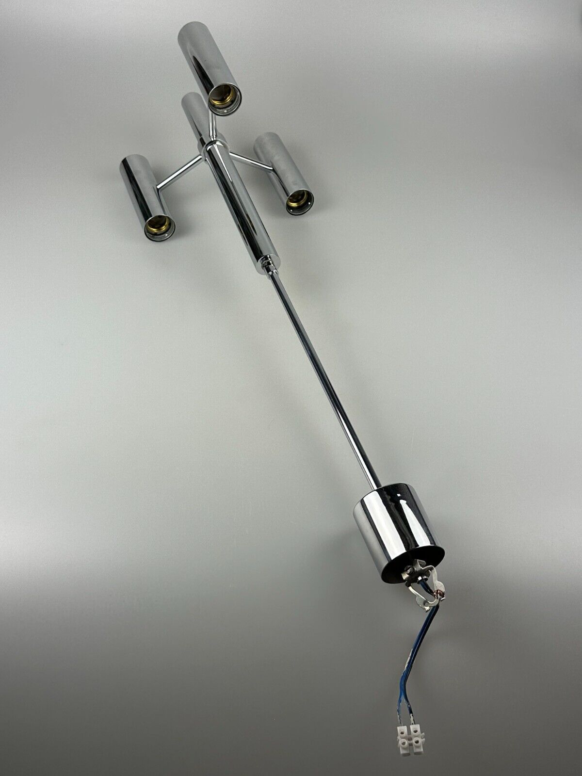 Lustre Spoutnik à 6 flammes des années 60 des années 70 par Hustadt Leuchten Allemagne