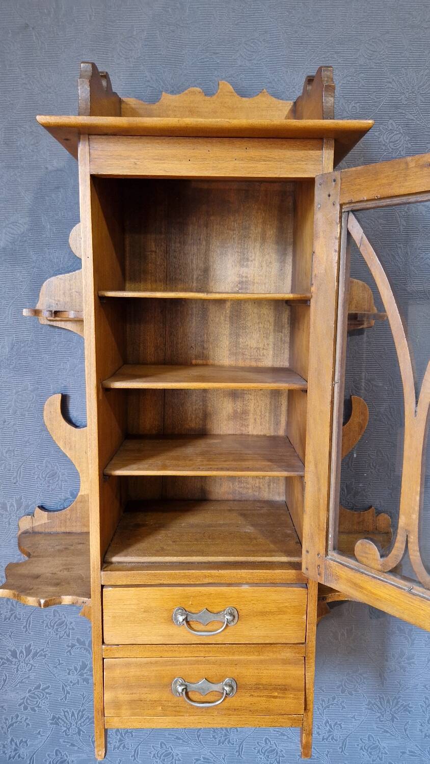 Art Nouveau wall shelf