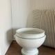 Jardinière ancienne en porcelaine Haviland Limoges – décor vert
